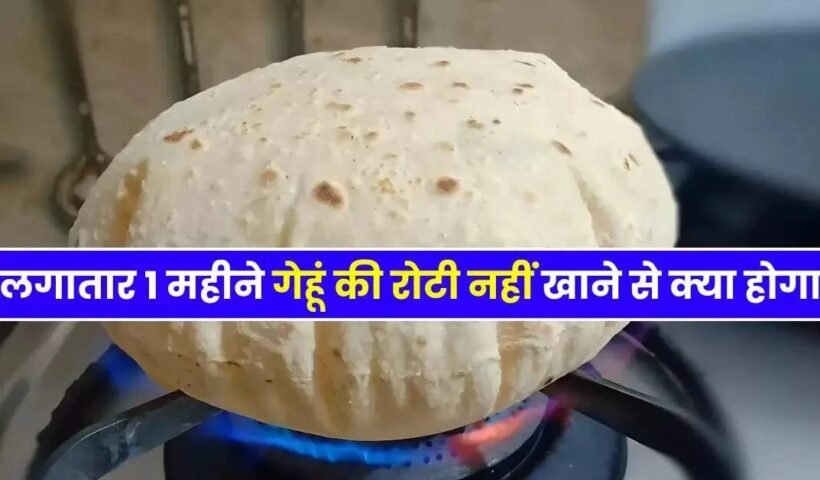 लगातार 1 महीने गेहूं की रोटी नहींˈ खाने से क्या होगा एक्सपर्ट ने बताई जरूरी बातˌ