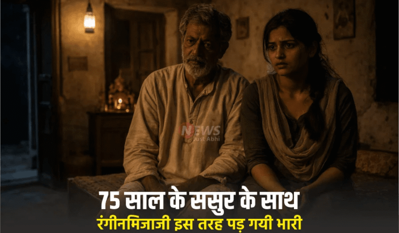 75 साल के ससुर के साथ रिश्ता बनाने के पैसे लेती थी बहु मगर रंगीनमिजाजी कुछ इस तरह पड़ गयी भारी