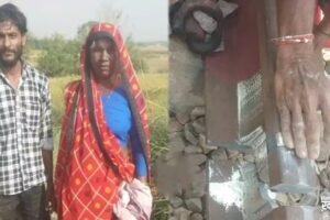 अपनीˈ लाल साड़ी का पल्लू लहरा कर महिला ने रुकवाई ट्रैन टूटी पटरी पर गुजरने वाली थी रेलगाडी