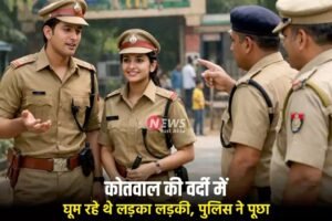 कोतवाल की वर्दी में घूम रहे थे लड़का लड़की, पुलिस ने पूछा- तो बोले चिड़िया घर में लगी है ड्यूटी