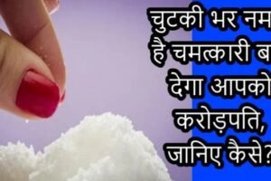 चुटकीˈ भर नमक है चमत्कारी बना देगा आपको करोड़पति जानिए कैसे? क्लिक करके जाने पूरी खबर