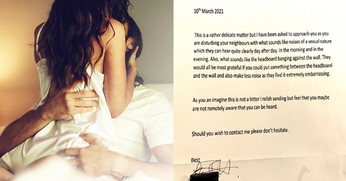 पड़ोससे आती थी संबंध बनाने​ जैसी आवाजें, बंदे ने पत्र लिख बताए कम आवाज निकालने के टिप्स..