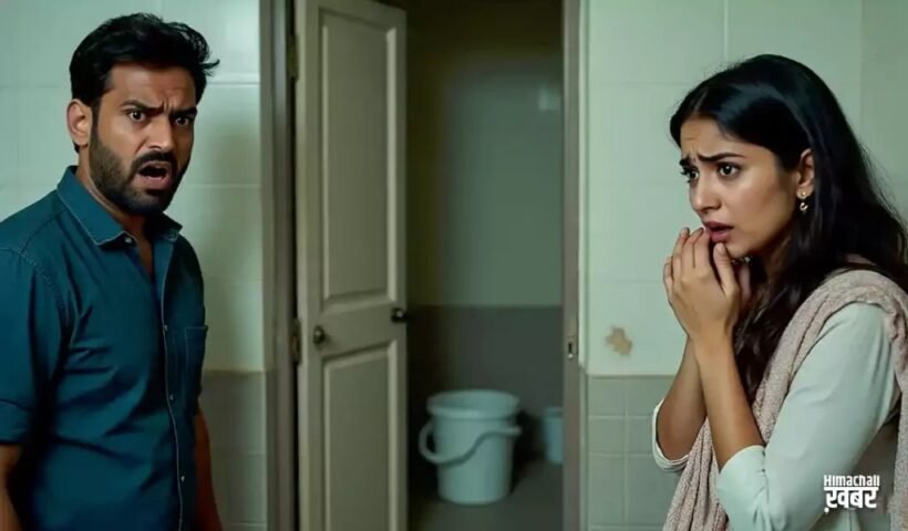 पति-पत्नी बाथरूम में कर रहे थे ये काम, तभी हो गया कांड, अब रोते-रोते पहुंचे थाने