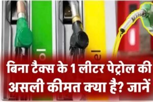 बिना टैक्स के 1 लीटर पेट्रोल की असली कीमत क्या है? जानें डीलर कमीशन और टैक्स की पूरी जानकारी