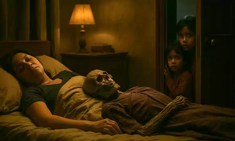 महिला 4 साल तक पति की लाश के साथ सोती रही बच्चों को कहा मुंह बंद रखना वरना अंजाम बुरा होगा