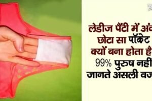 लेडीजˈ पैंटी में अंदर छोटा सा जेब क्यों बना होता है? 99% पुरुष नहीं जानते असली वजह