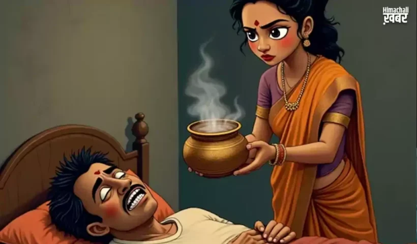 सोरहा था पति पत्नी को​ आ गया गुस्सा उबलते पानी में मिलाकर लाई मिर्च और कर दिया कांड…