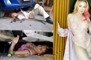 सोशलˈ माडिया पर जिसे लोग समझ रहे थे HOT मॉडल वो निकली मैकेनिक ठीक करती है खराब गाड़ियां