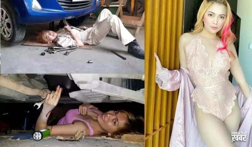 सोशलˈ माडिया पर जिसे लोग समझ रहे थे HOT मॉडल वो निकली मैकेनिक ठीक करती है खराब गाड़ियां