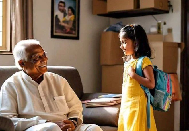 स्कूलˈ से निभा घर आते हीं सीधा दादा के रूम मे जाती थी दादा भी निभा को बहुत प्यार करते थे