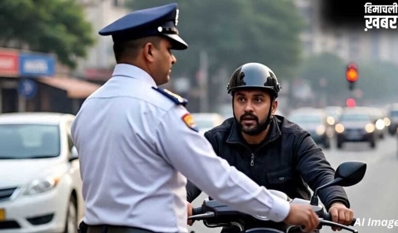 गजब! जिस युवक का चालान काटा, उसी ने खोली पोल; बिना हेलमेट घूमता दिखा नोएडा का ट्रैफिक सिपाही​