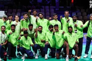चीनी ताइपे को 3-0 से रौंद भारत थॉमस कप के सेमीफाइनल में, दो मैच पॉइंट बचाकर लक्ष्य सेन बने हीरो
