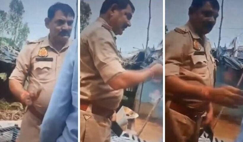 दरोगा ने 12 सेकंड में जड़े 6 थप्पड़, बोला- अभी ढंग से सबक सिखाना बाकी है… Video वायरल होते ही नपा