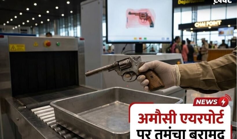 दुबई जाने वाले यात्री के बैग से निकला लोडेड देसी तमंचा, लखनऊ एयरपोर्ट पर मची खलबली