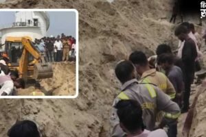 प्रयागराज में दर्दनाक हादसा… सीवर लाइन खुदाई के दौरान मिट्टी में दबा मजदूर, मौत